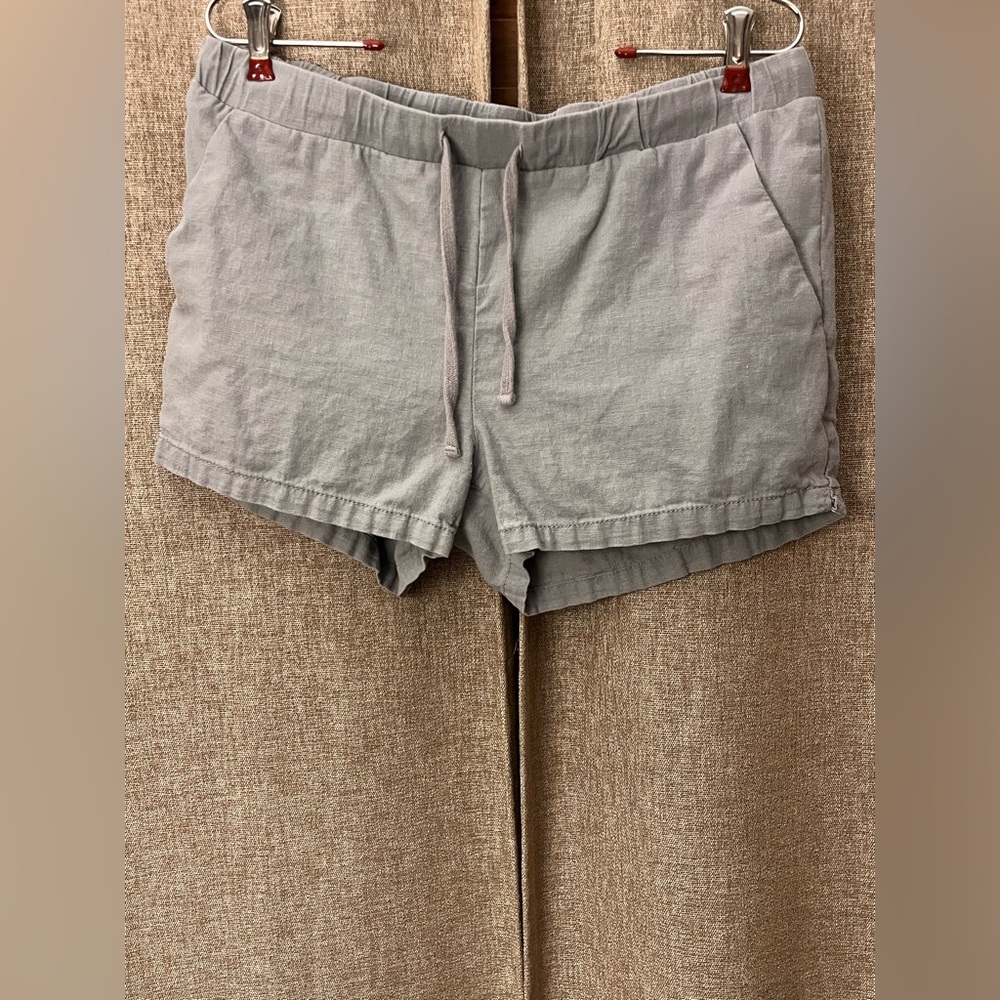 Celebrity Pink Light Gray Athletic Shorts